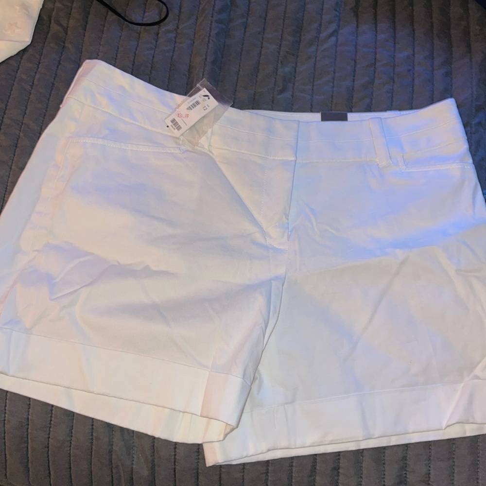 The Limited White Shorts